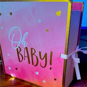 Pink baby drawer that has 9 departments that can fit just about anything for you